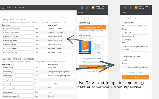 Pipedrive eSignatures by GetAccept