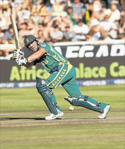 RESTED: Proteas skipper AB de Villiers Photo: ESA ALEXANDER