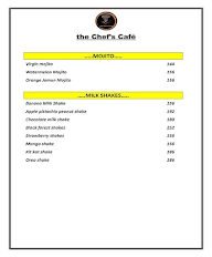 The Chef's Cafe' menu 3