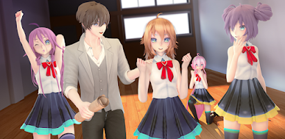 Sakura Anime Girl Fun Life 3D para Android - Download