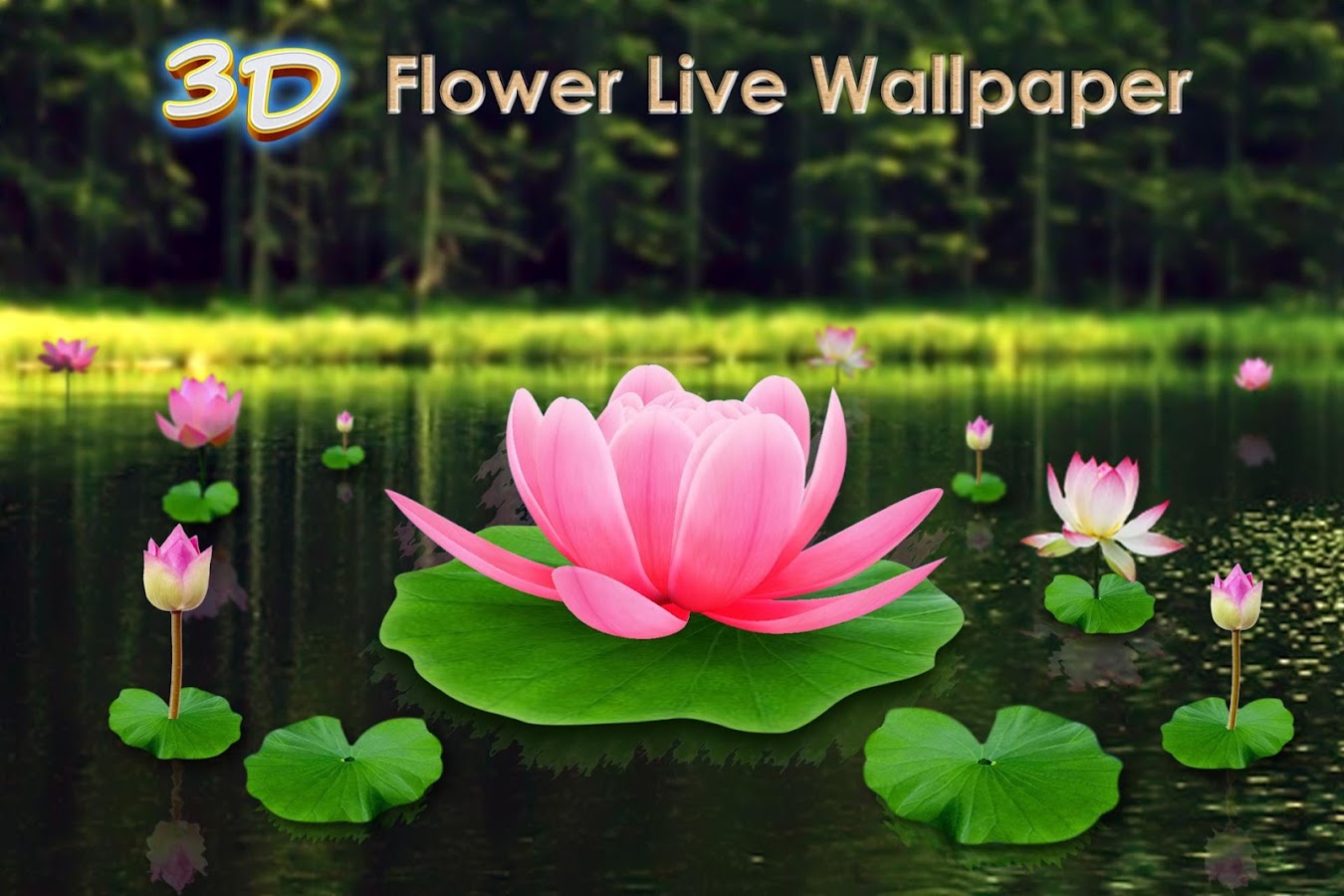 Flower Live Wallpaper 3D Apl Android Di Google Play