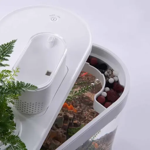 Smart Fish Tank For Xiaomi Mijia MiHome App Amphibious Eco Aquarium Pro WiFi Box C180 Auto Feeder RGB Lighting Works Fis