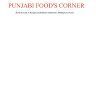 Punjabi Food's Corner menu 4