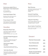 Burosu Asia Soul Kitchen menu 2