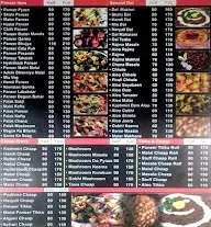 Manoj Naan menu 1