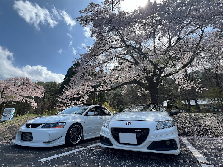ランサーエボリューションのウクライナに平和を！・一日も早い復旧を・サクラと愛車・低そうで低くない少し低いクルマ・中年よ、大志を抱けたか？に関するカスタム事例の投稿画像3枚目