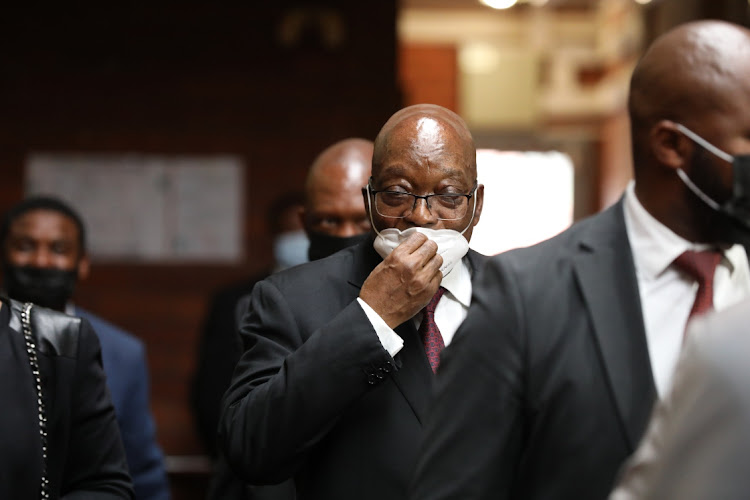 The Pretoria high court has ruled that former president Jacob Zuma was 'unlawfully' released from prison on medical parole. File photo.