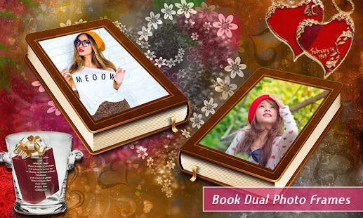 Book Dual Photo Frame - náhled