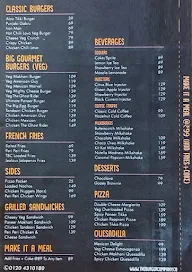 The Burger Company menu 1