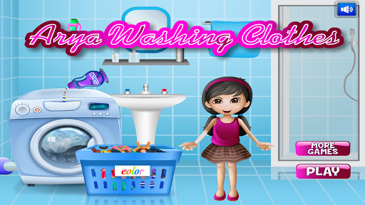 Arya Washing Clothes Kids Game