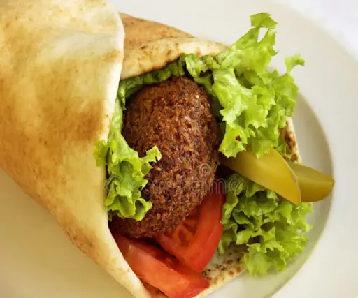 Hot And Spicy Falafel Wrap (Jain)