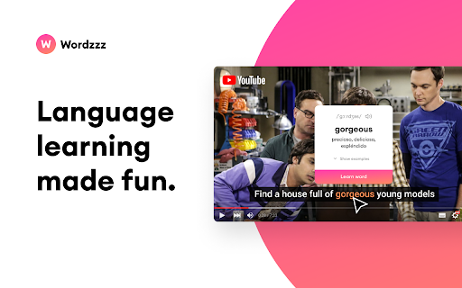 Wordzzz — Learn languages while surf & stream