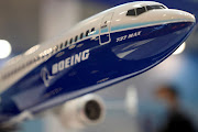 A model of Boeing 737 Max airliner is seen displayed at the China International Aviation and Aerospace Exhibition, or Airshow China, in Zhuhai, Guangdong province, September 28, 2021. File image