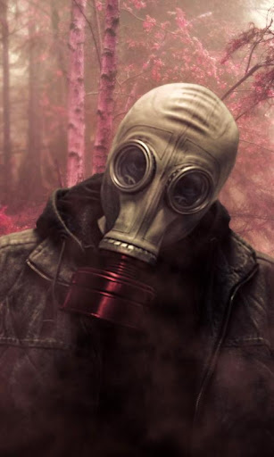 gas mask wallpaper