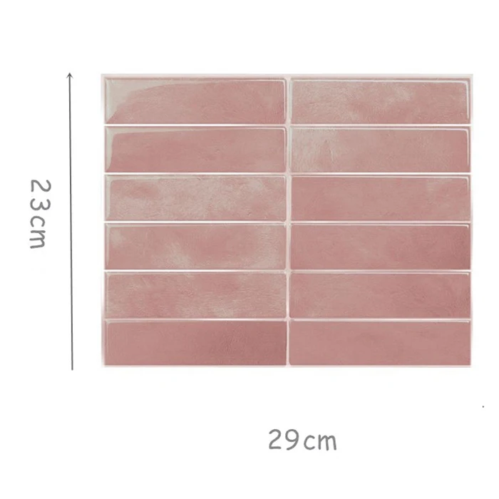 Adhesivos para cocina mosaico resistentes al aceite y altas temperaturas, efecto 3D estereo. Decora y protege.