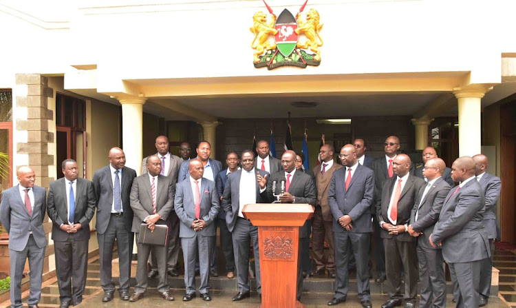 RUTO, COUNCIL OF GOVERNORS, SHAREABLE REVENUE, JUNE 18, 2019