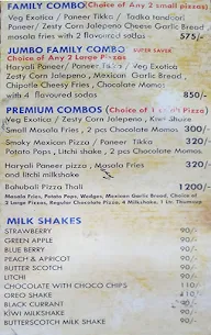 Oye Rock N Roll menu 1