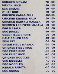 Bangalore Shaadi Biryani menu 1