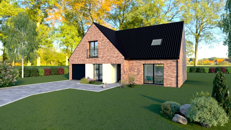 Vente maison neuve 6 pièces 150 m² à Sainghin-en-Weppes (59184), 389 000 €