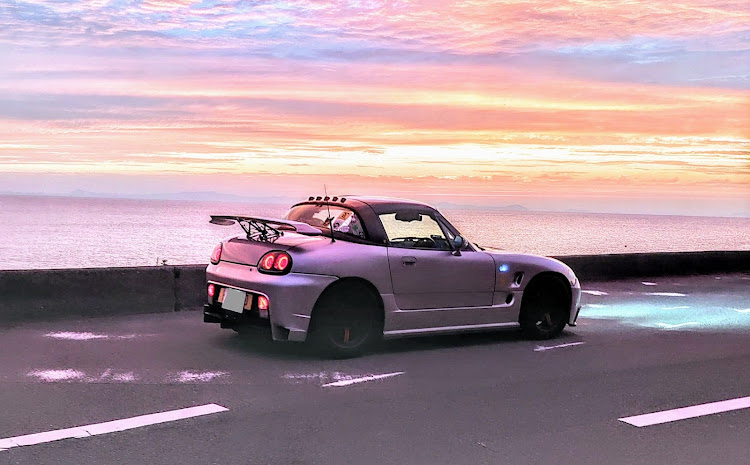 カプチーノの夕日🌇百選・ドライブに関するカスタム事例の投稿画像1枚目