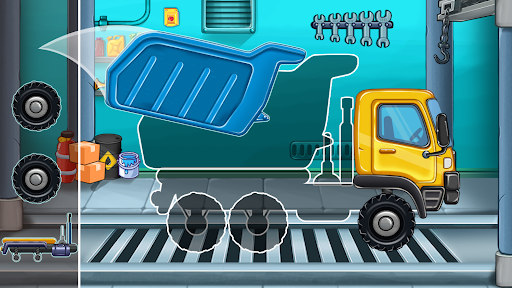 Screenshot Truck wash train builder game