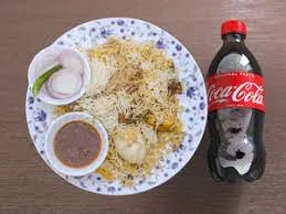 Tawa Chicken With Rice And Coke [250 Ml]