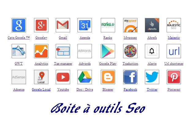 Boite a outils SEO