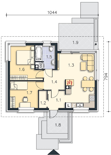 Todi LMB92 - Rzut parteru