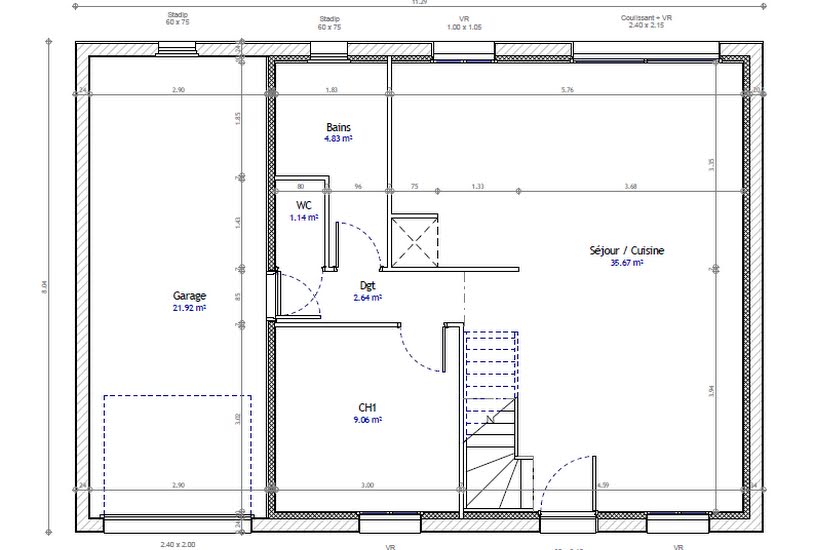  Vente Terrain + Maison - Terrain : 532m² - Maison : 78m² à Savy (02590) 