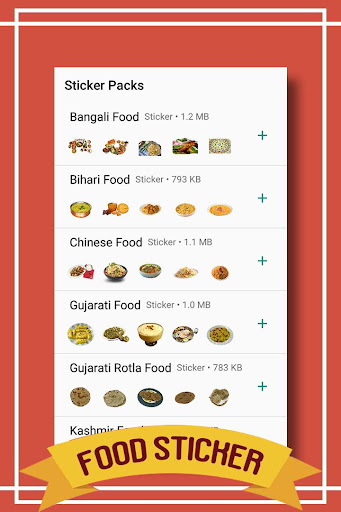 Food Stickers for whatsapp