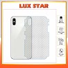 Miếng Dán Lưng Mặt Sau Iphone Cacbon Carbon Chống Bám Vân Tay 6/6S/7/7Plus/8/8Plus/X/Xs/11/12/13/14/Pro/Max/Plus/Ppf