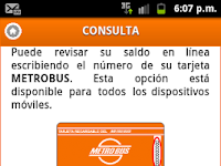 Consulta De Saldo De Tarjeta De Metro Bus