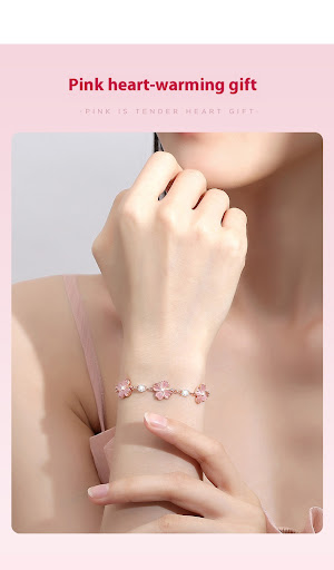 Title 4, Tichiya Real Shot Four-leaf Clover Bracelet Wom...