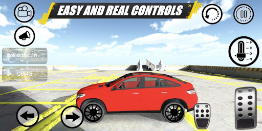 Driving Mercedes Benz GLE 63 AMG Car Simulator