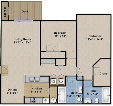 B3 Floorplan Diagram