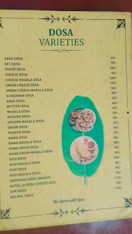 Ambika's Cafe menu 1