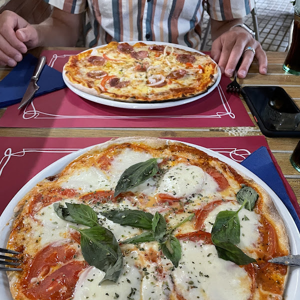 Menu at Papa Luigi restaurant, Fuengirola, P.º Marítimo Rey de España