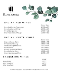 The Flour Works menu 4