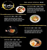 The Asian menu 2
