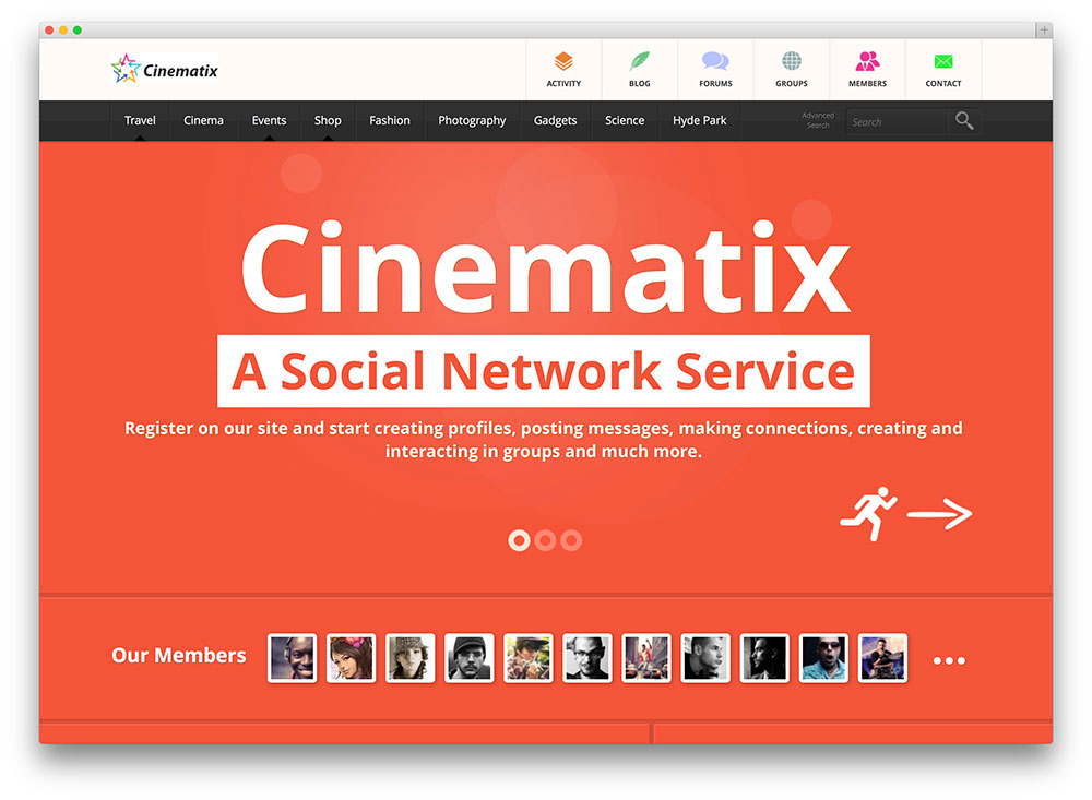 tema de WordPress cinematix