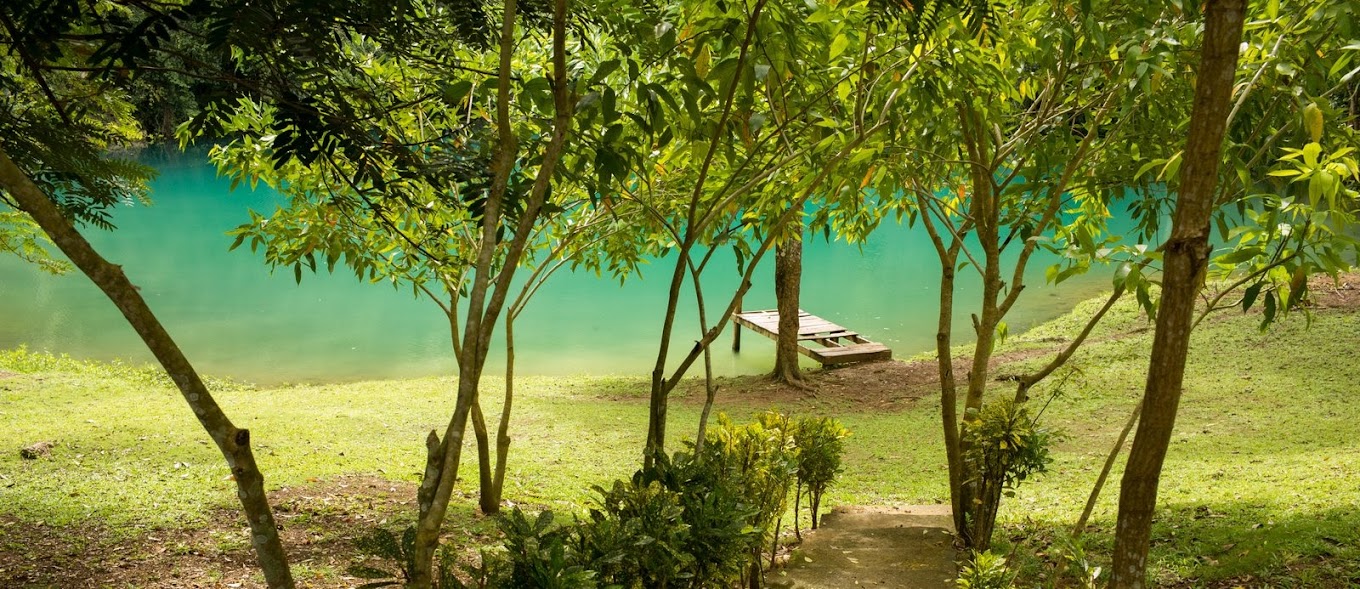 Descente sur le lac