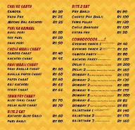 Chaat Street menu 2