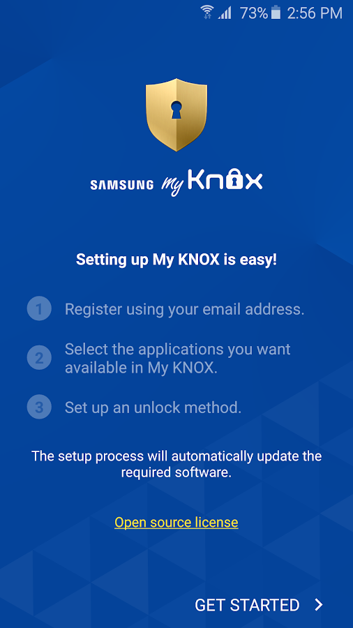    Samsung My Knox- screenshot  