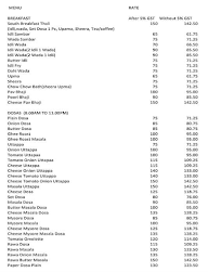 Zantye Retail menu 5