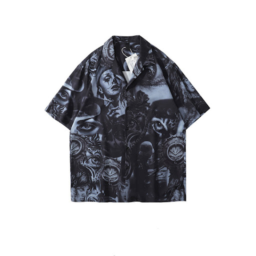 Title 5, Color shirt men and women drop shoulder shirt s...