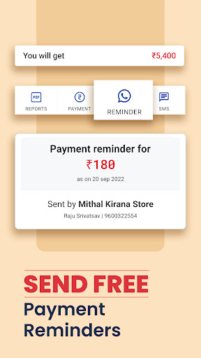 Screenshot Khatabook Credit Account Book