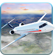 Aeroplane Pilot Flight Simulation Aircraft Flying  Icon