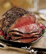 Standing Rib Roast with Porcini and Bacon Sauce Recipe | Epicurious.com was pinched from <a href="http://www.epicurious.com/recipes/food/views/Standing-Rib-Roast-with-Porcini-and-Bacon-Sauce-233399" target="_blank">www.epicurious.com.</a>