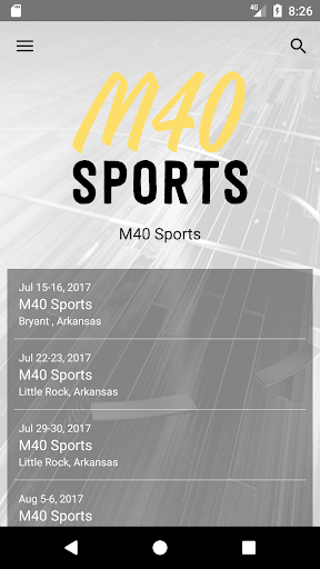Screenshot M40 Sports