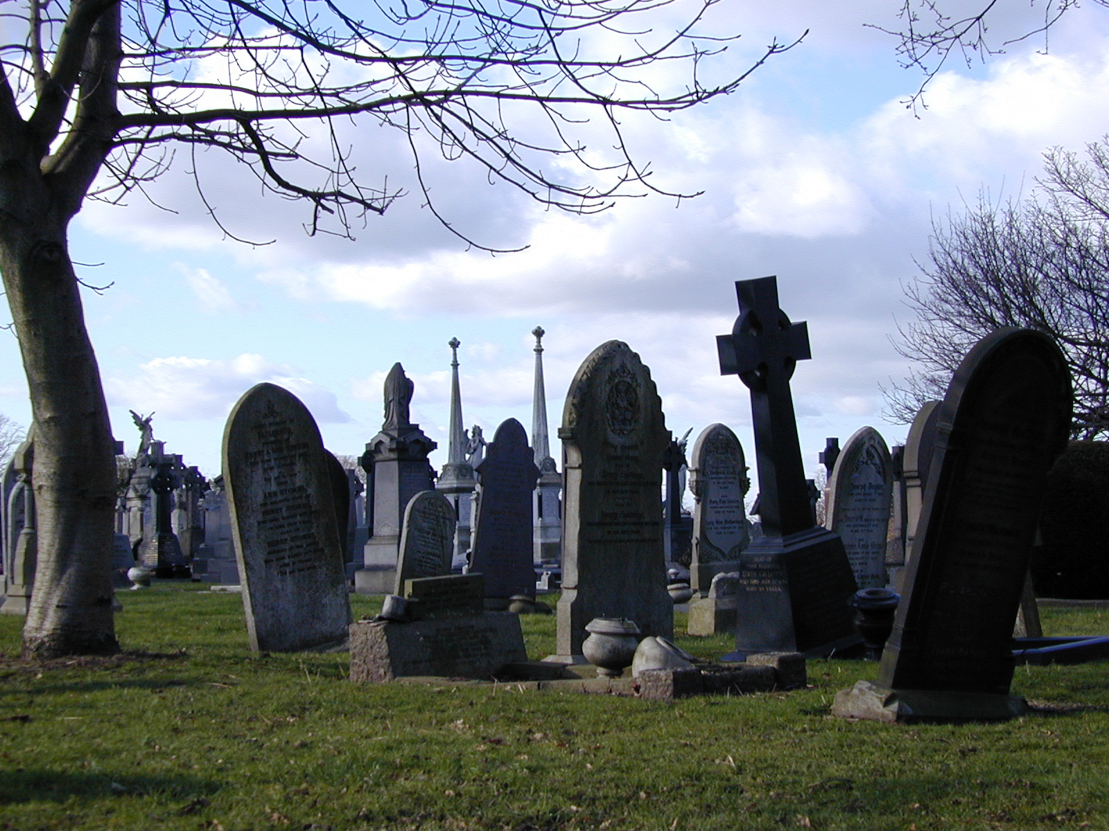 Free photo: Headstones - Buried, Cemetery, Cross - Free Download - Jooinn